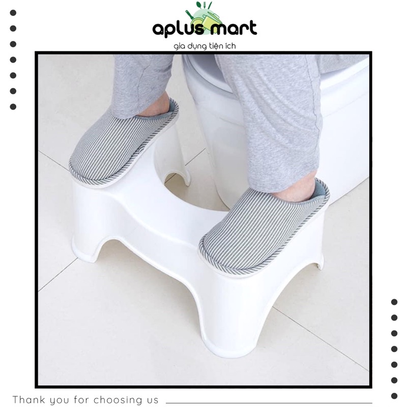 Ghế Kê Chân Toilet Chống Táo Bón, Đi Vệ Sinh Đúng Cách Nâng Cao Sức Khoẻ