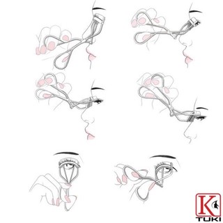 Dụng cụ kẹp bấm mi, uốn mi cong