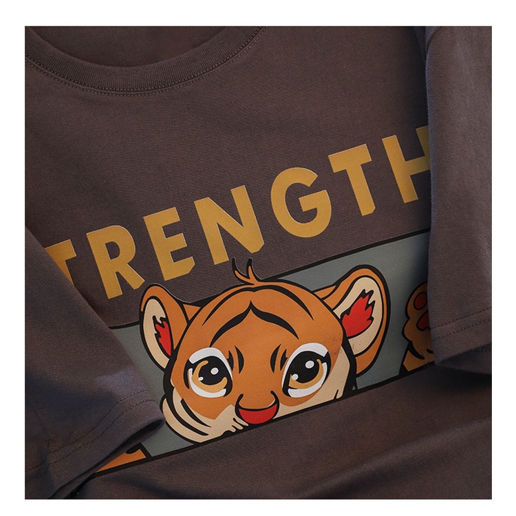 NRVP Áo thun 100% cotton tay ngắn dáng rộng thời trang dành cho nữ