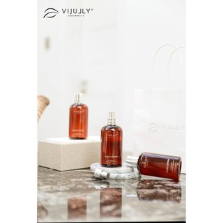 Bản mới - Xịt bưởi nhanh dài tóc - Set 3 chai siêu tiết kiệm- tinh dầu bưởi Vijully giảm rụng nhanh hỗ trợ mọc tóc 150ml