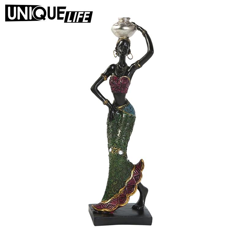 Mô Hình Tượng Bộ Lạc Nữ Màu Vàng Phong Cách Vintage Yoyoyo01