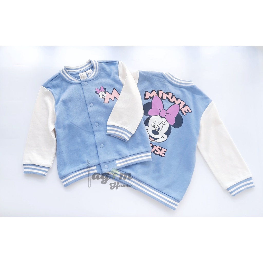 Áo khoác bomber Minnie HM auth cho bé gái 8-17kg - Lagim House