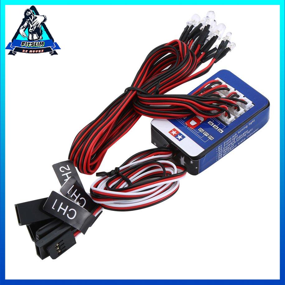 [Fit] Bộ 12 Đèn Led Phanh Tay Lái Mô Phỏng Flash Cho Xe Hơi 1/10 Rc [S/22]