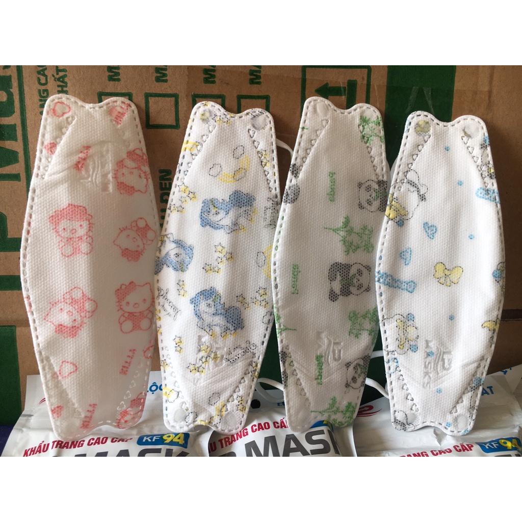 THÙNG 300 Cái Khẩu Trang Trẻ Em KF94 Chuẩn ISO - Khẩu Trang Em Bé