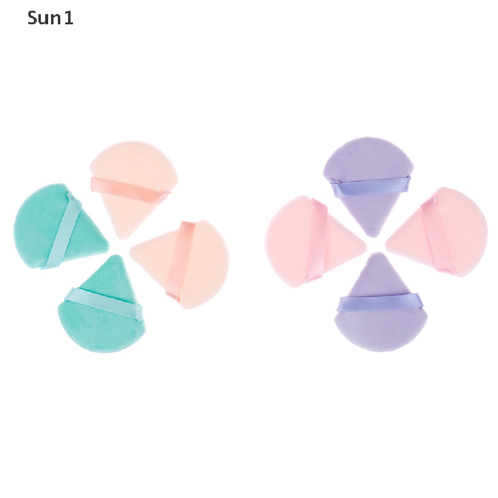 Set 2 Mút Trang Điểm Hình Tam Giác Bằng Nhung Chống Nắng Sun1 &gt;