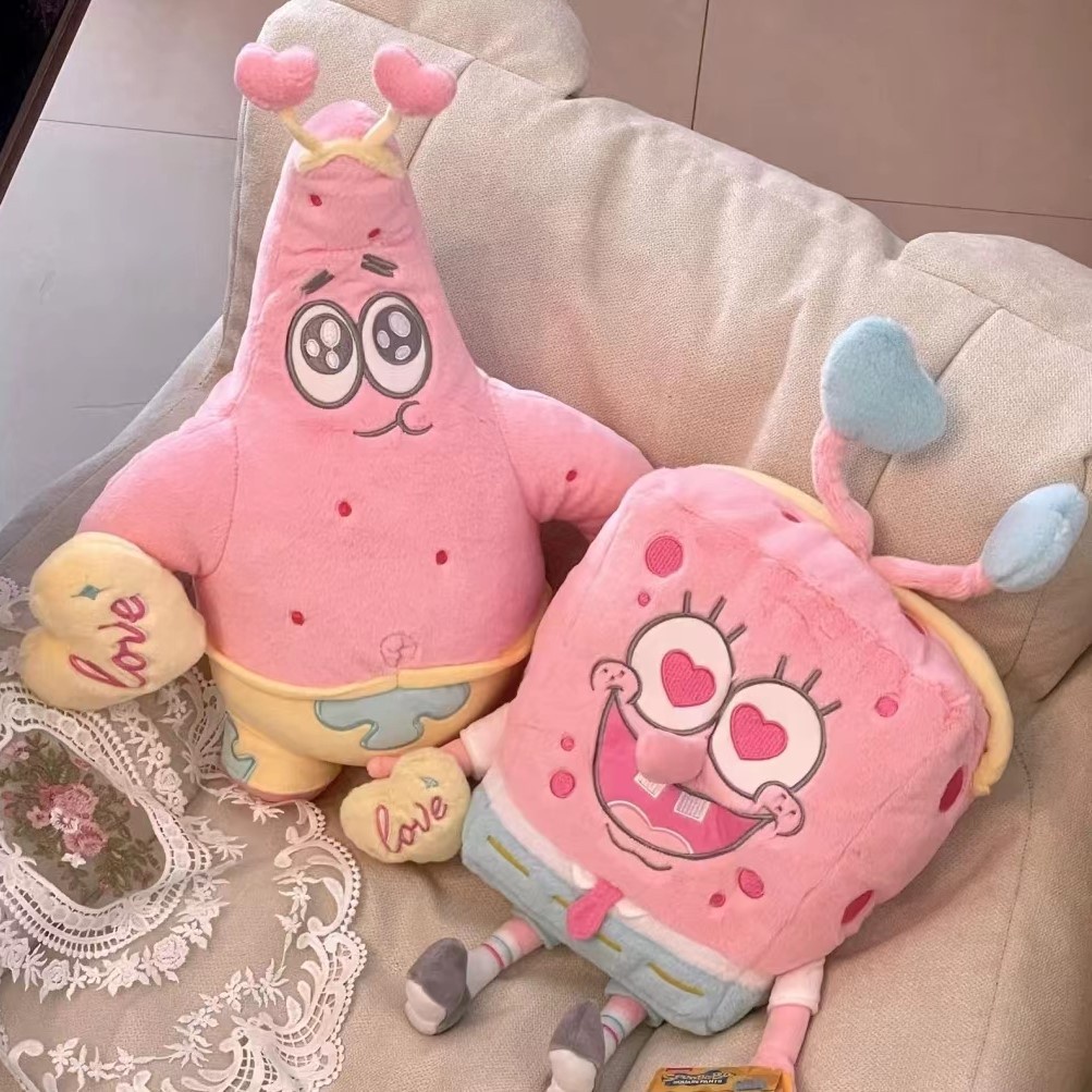 1ag Thú Nhồi Bông Hình SpongeBob SquarePants Dễ Thương Trang Trí Nhà Cửa