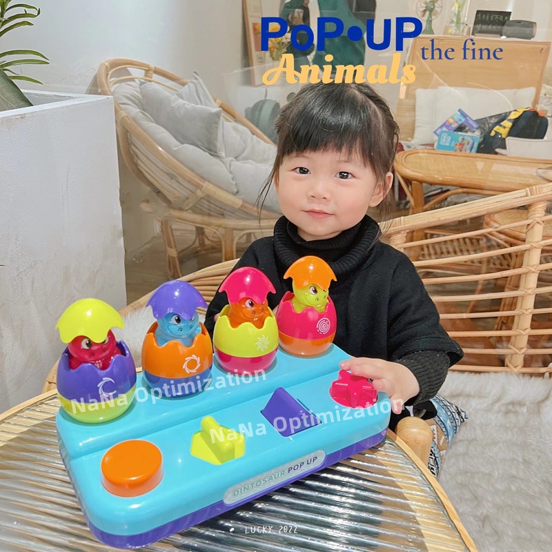 Hộp Đồ Chơi Khởi Động Hình Chú Mèo Dễ Thương Cho Bé