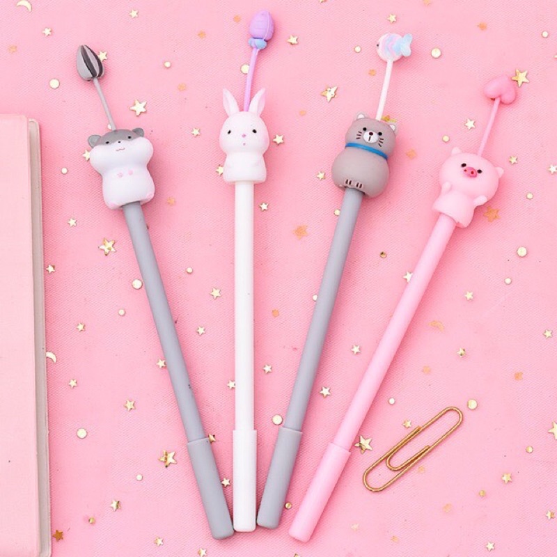 Bút bi thỏ heo ăngten