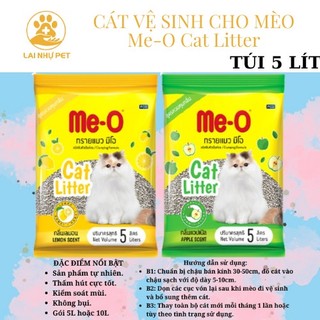 Cát vệ sinh cho mèo me-o cat litter 5l lai nhự pet