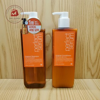 Cặp dầu gội xả Missen vàng PERFECT SERUM Golden Morocco Argan Oil 680ml