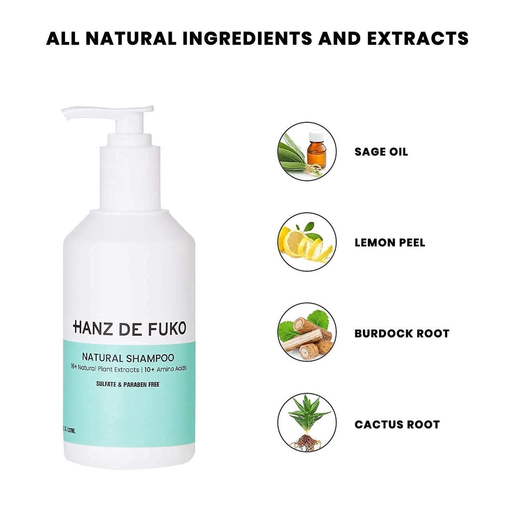 Dầu gội xả nam cao cấp Hanz De Fuko Natural Shampoo , Hanz De Fuko Natural Conditioner