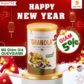 Granola siêu hạt ngũ cốc ăn kiêng Quê Việt, nguyên liệu hữu cơ