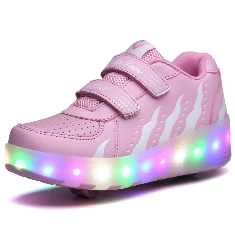 Giày trượt patin có bánh xe và đèn led dành cho trẻ em 27 - ảnh sản phẩm 1