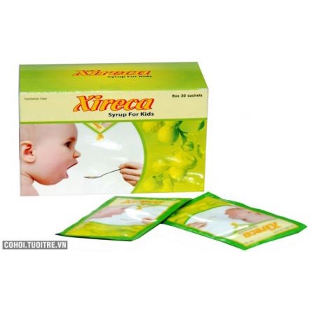 Siro giảm ho cho bé XIRECA hộp 30 gói