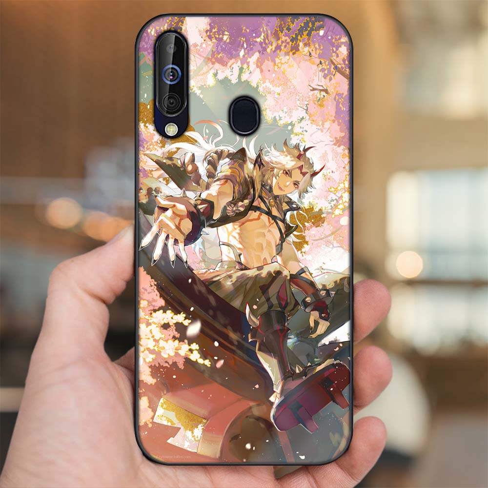 Ốp lưng Samsung A8s, A60, M30 viền đen in hình Arataki Itto Genshin Impact