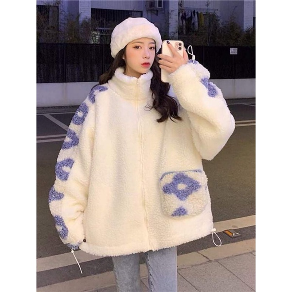 áo hoodie long nữ form rộng,hoddie nỉ lông mũ 2 lớp (có size 28kg-70kg)