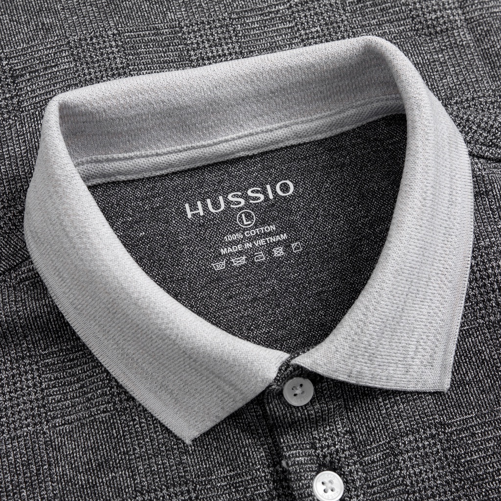Áo polo nam CARO vải Cotton dệt PC gen cao cấp, năng động, sang trọng, thanh lịch - HUSSIO