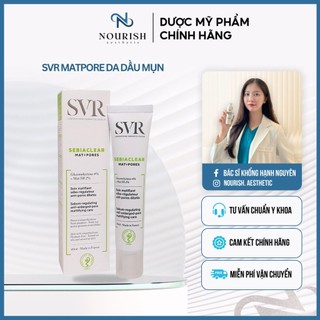 Kem Dưỡng Giảm Mụn Và Se Khít Lỗ Chân Lông SVR Mat + Pores (40ml)