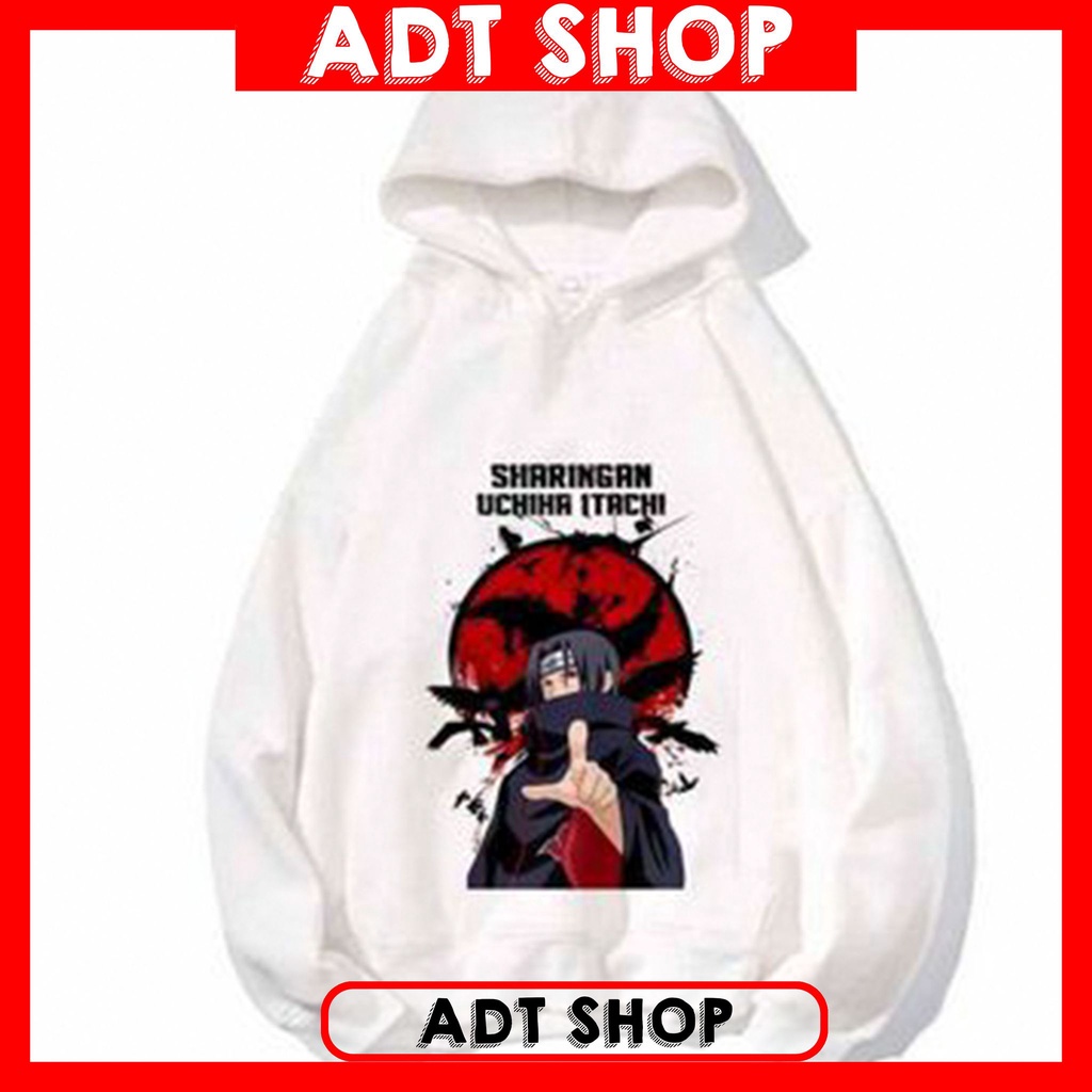 Áo Hoodie Anime Naruto trắng Cực CHẤT