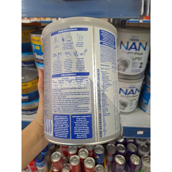 Sữa nan optipro plus CHÂU ÂU  số 1 2 3 800g hàng bao check