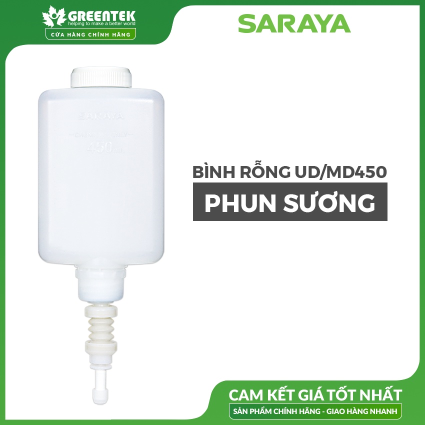 Bình rỗng dùng để đựng dung dịch UD/MD450 (Có 2 Phiên bản Phun Sương và Tạo Bọt)