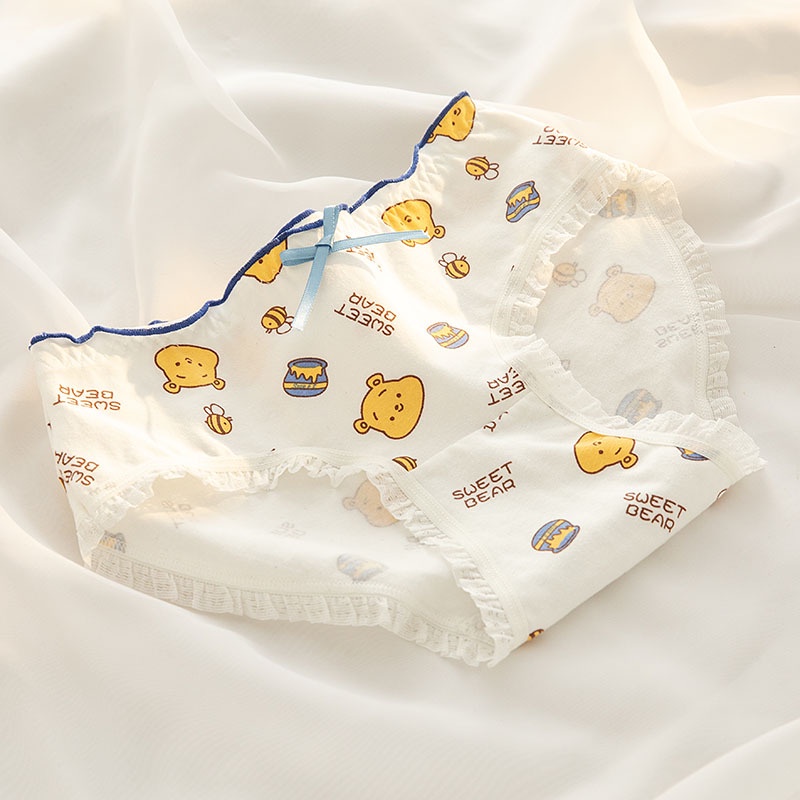 Quần lót bé gái size đại set 5 quần lót nữ cute dễ thương nhiều màu cho bé từ 30 đến 50kg