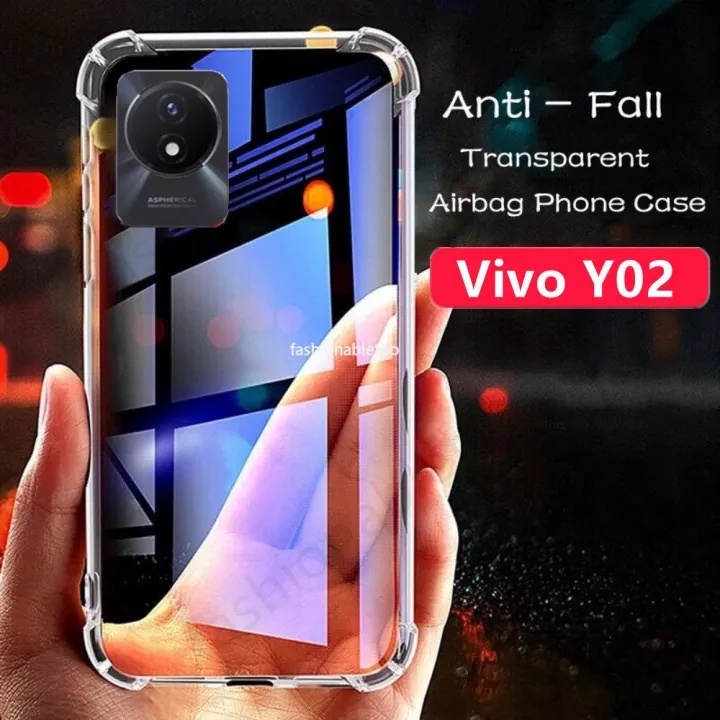 [Gửi từ Thái Lan] Ốp điện thoại Vivo Y02 Clear Chống sốc Y02