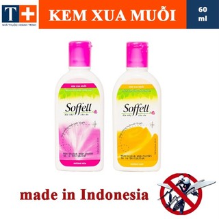 Kem xua đuổi muỗi Soffell 60ml nhập khẩu từ Indonesia