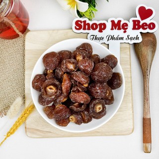 Quả đào nâu phấn bổ đôi sấy dẻo shop mẹ beo