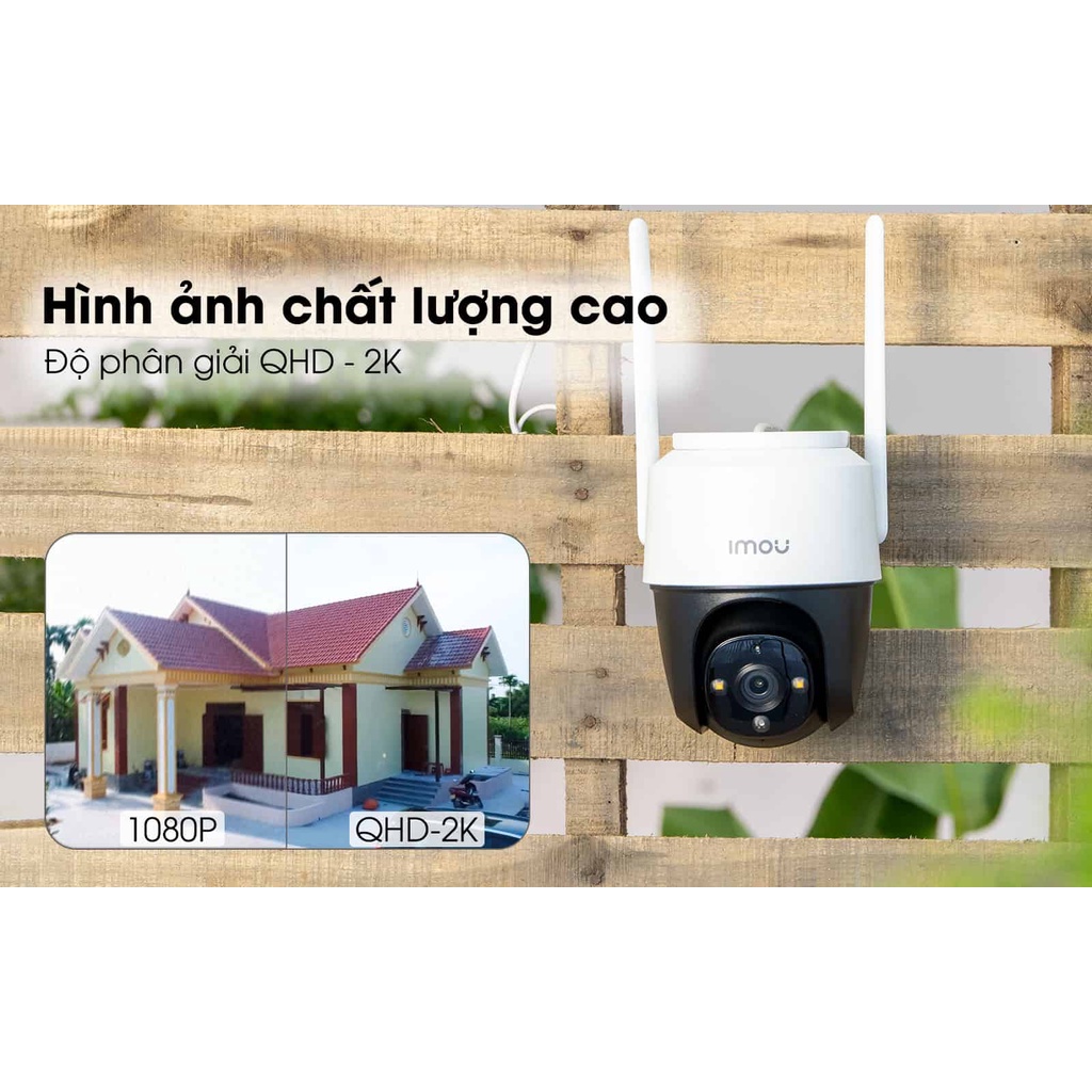 [FREESHIP] Camera Wifi IMOU S42FP 4M 2K - Thu Âm- Ban Đêm Có Màu- Góc