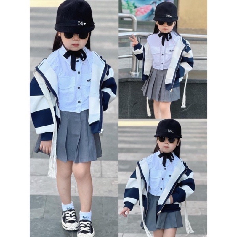 Mũ len lưỡi trai thêu tên cho bé phong cách hàn xẻng