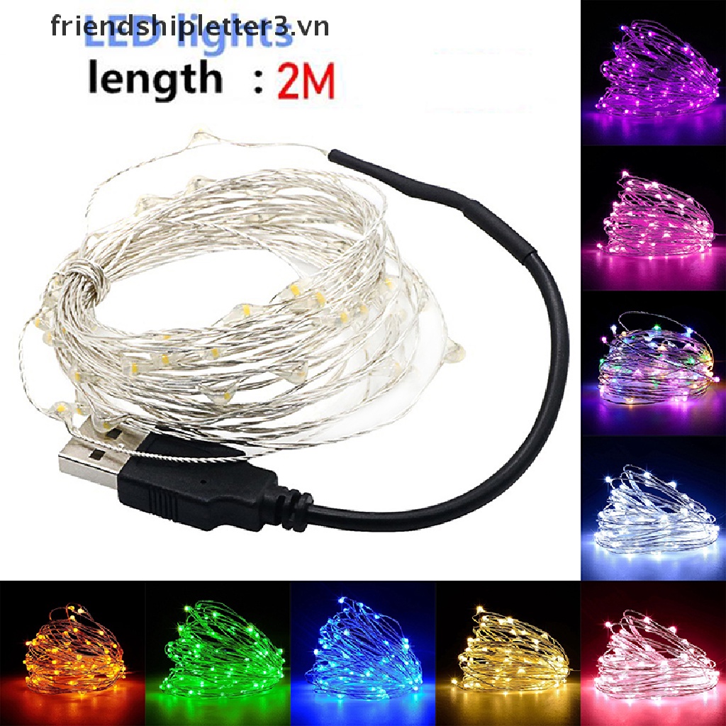 Dây Đèn LED Trang Trí 2M Kết Nối USB