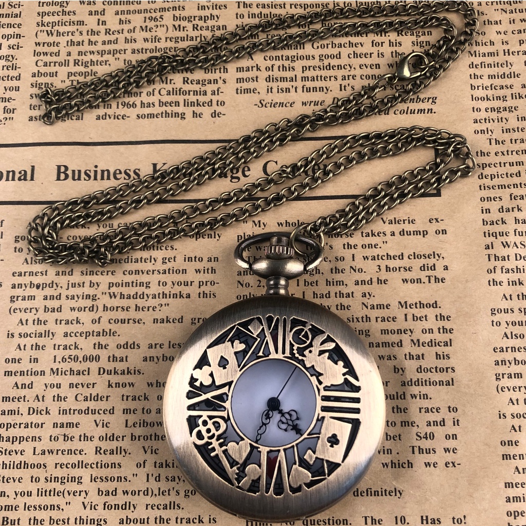 Alice Đồng Hồ Quả Quýt Hình Thỏ Con Đáng Yêu Cho Nữ