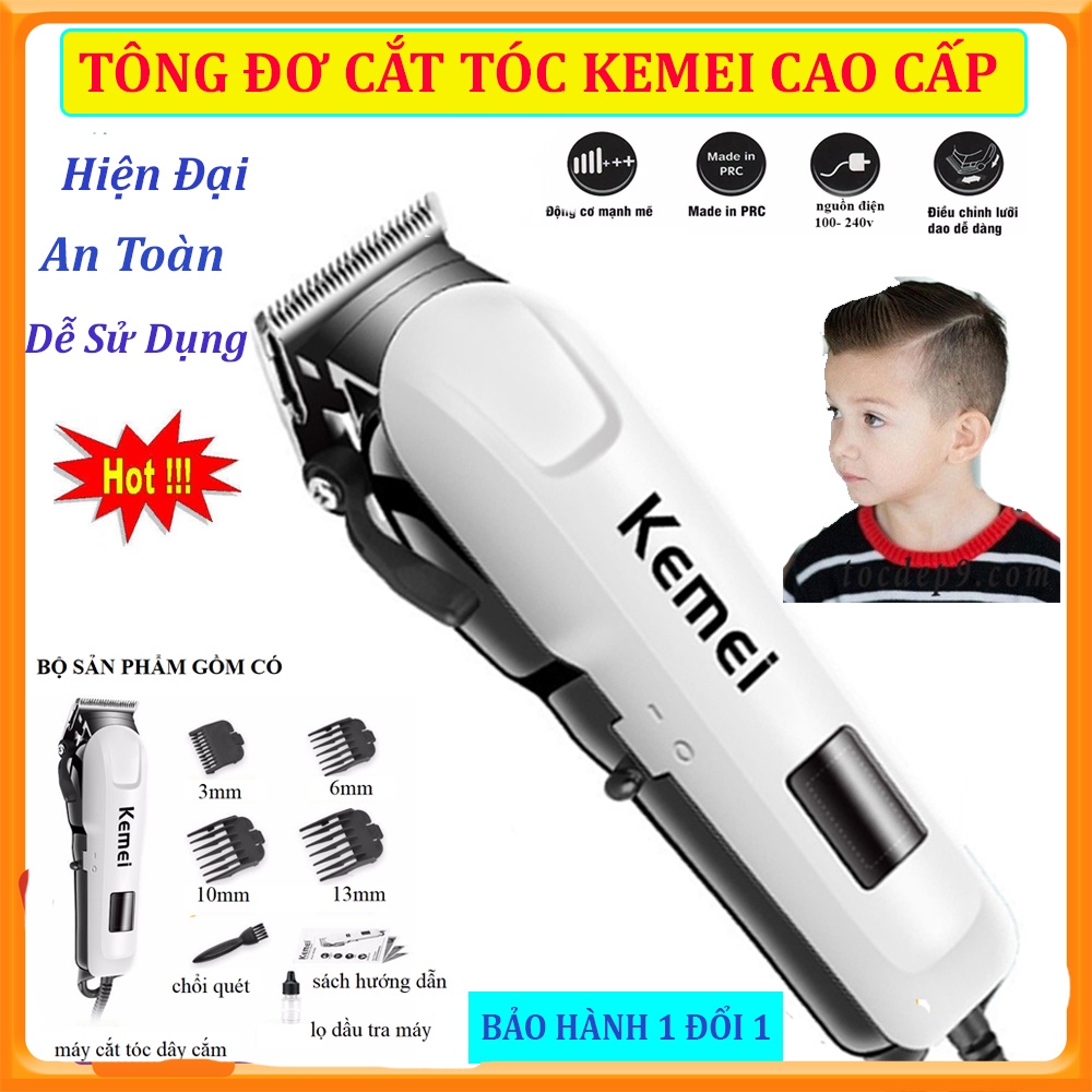 Tông Đơ Cắt Tóc Chuyên Nghiệp Kemei