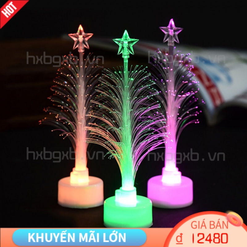 Đèn ngủ để bàn hình cây thông Nô-en