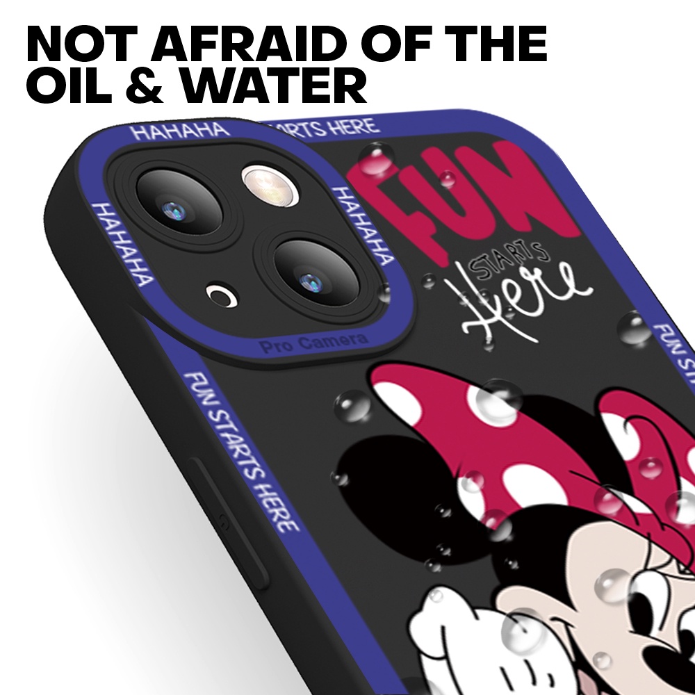 Samsung Galaxy M11 M12 M22 M31 M62 F62 M30S M21 M51 M02 Cho Ốp lưng điện thoại In Hình Cute Cartoon Mouse