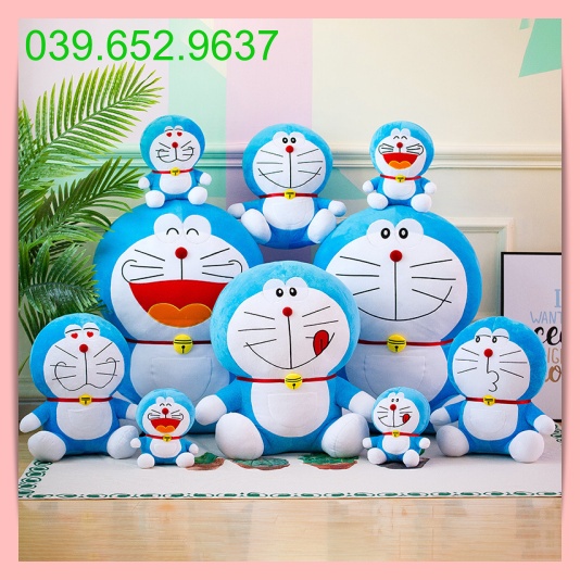 Gấu Bông Doremon Biểu Cảm Dễ Thương SIze 50cm, 70cm - V01