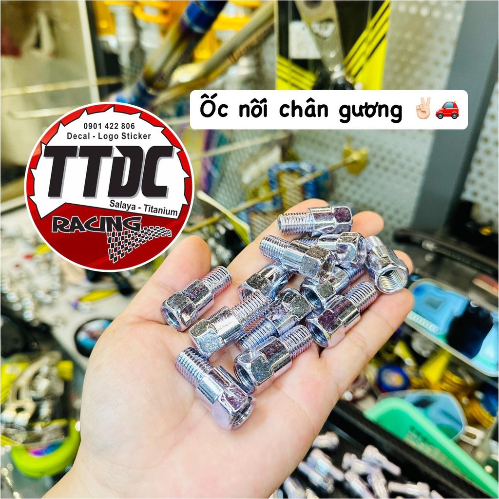 [Giá 1 cái]Ốc đôn chân kiếng, ốc nối chân gương đủ kích cỡ thông dụng mọi loại xe máy