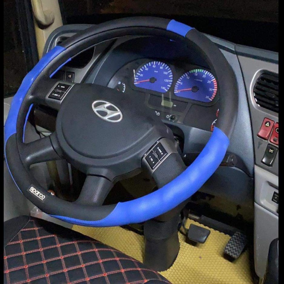 [Size 38-45cm] Bọc vô lăng sparco f5 năng động thể thao nhiều size cho các bác lựa chọn