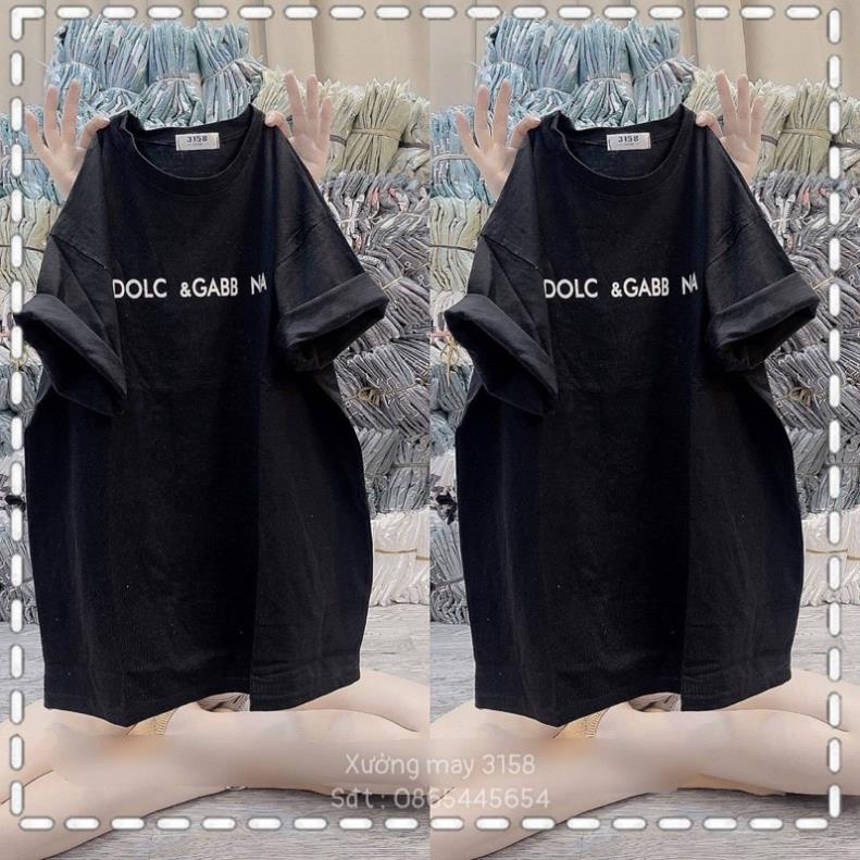Áo Phông Nữ 3158 Cotton Khô Form Rộng Nam Nữ Unisex DOLCE