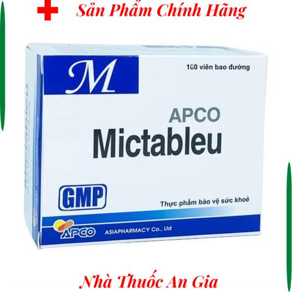 MICTABLEU - LỢI TIỂU, THANH NHIỆT CƠ THỂ, HỖ TRỢ CHO VIÊM ĐƯỜNG TIẾT NIỆU .