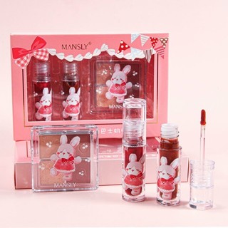 Set son kem phấn mắt gấu Mansly