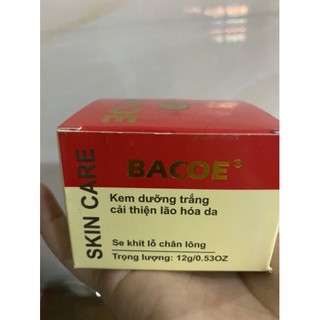 Kem Bacoe dưỡng trắng cải thiện da 12g