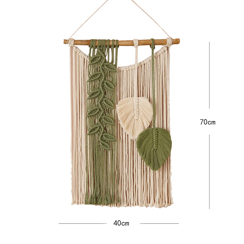 Dây Macrame Treo Tường Trang Trí Phong Cách Boho