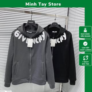 Áo Khoác Hoodie Zip Gvc Xương Cá . Áo Khoác Hoodie Nam Nữ Chất Liệu Vải Nỉ Bông Cao Cấp