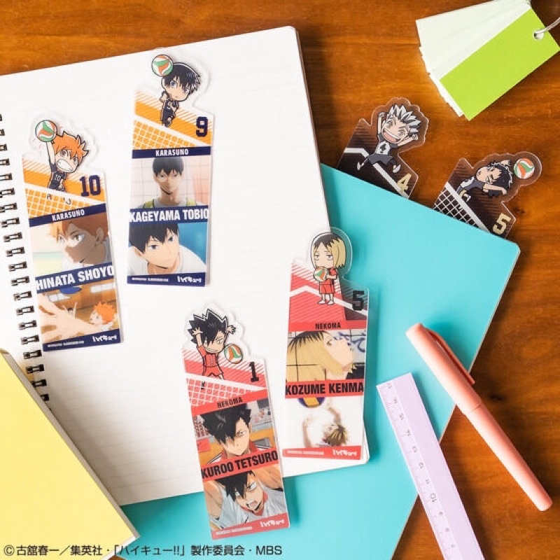 Pack Haikyuu Bookmark - Chính hãng