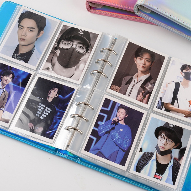 Album, Binder ảnh bling bling kèm 25 sheet để card kpop, manga, anime, thẻ game, bl xíu nhọ store