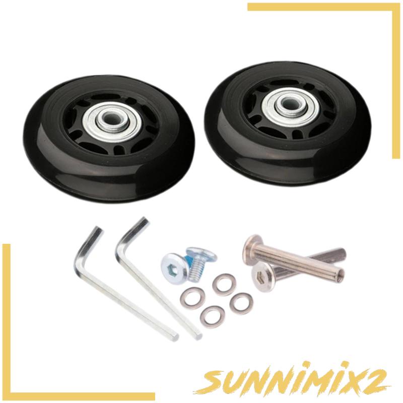 Set 2 Bánh Xe Cao Su Thay Thế Cho Vali Hành Lý Sunnimix2