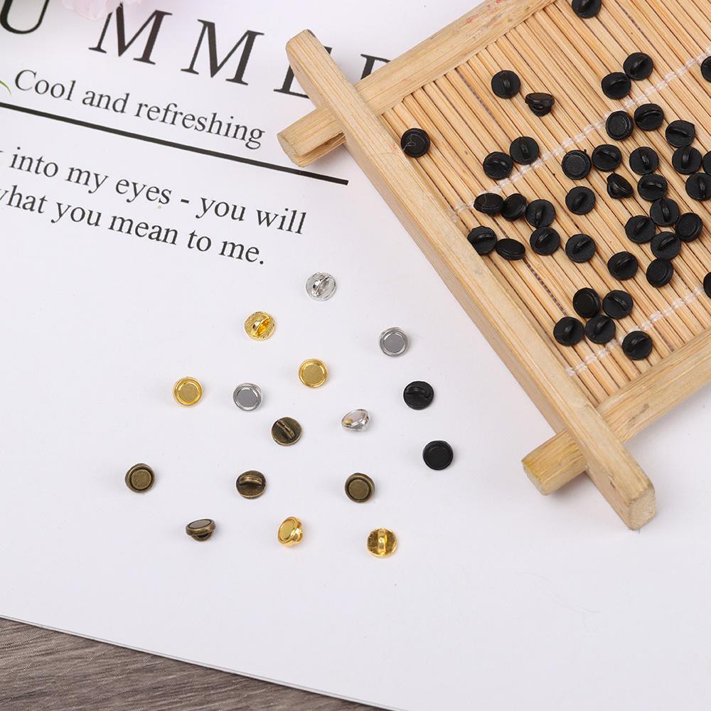 CHOOKEY 50 Nút Tròn Trơn 5mm Tự Khâu Giày