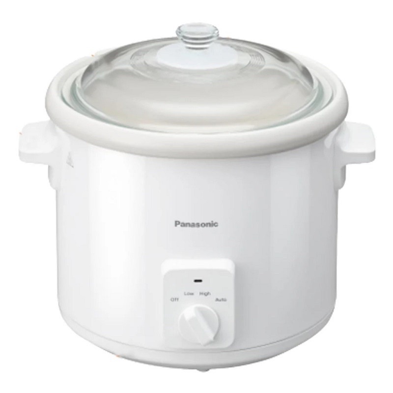 Nồi Nấu Chậm Ninh Hầm Đa Năng Panasonic NF-N51AWRA-Dung tích 5L-Lòng nồi sứ cao cấp - Mâm nhiệt đa chiều